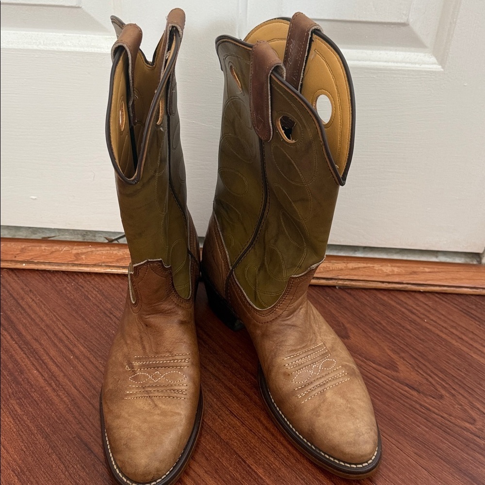 Kinney Men’s  Brown Western Cowboy Boots